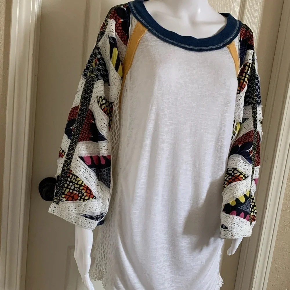 Free People Serengeti Mixed Media T-Shirt